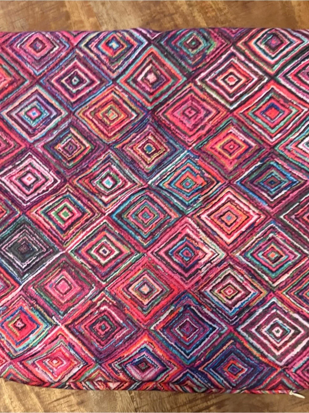 Society 6 Colorful Geometric Pattern 16 x 16 Pillow Covers Set 4.